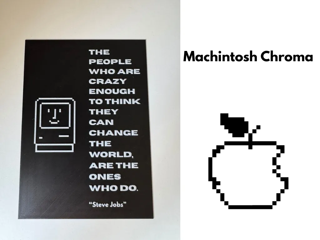Steve Jobs Quote Plaque - Retro Macintosh Edition