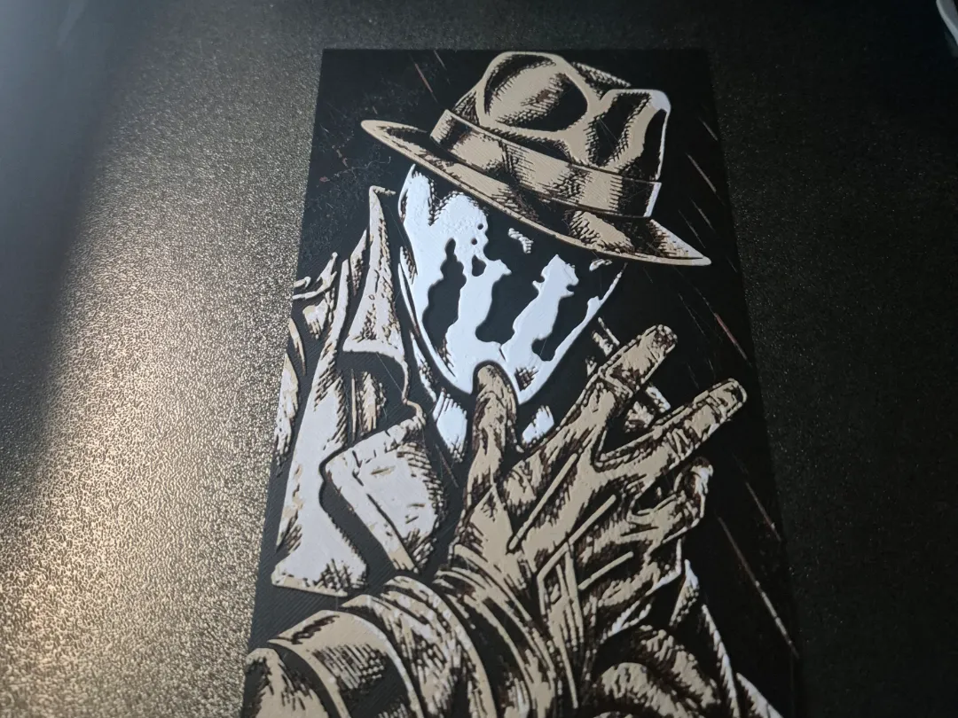 Rorschach - DC Comics - Hueforge