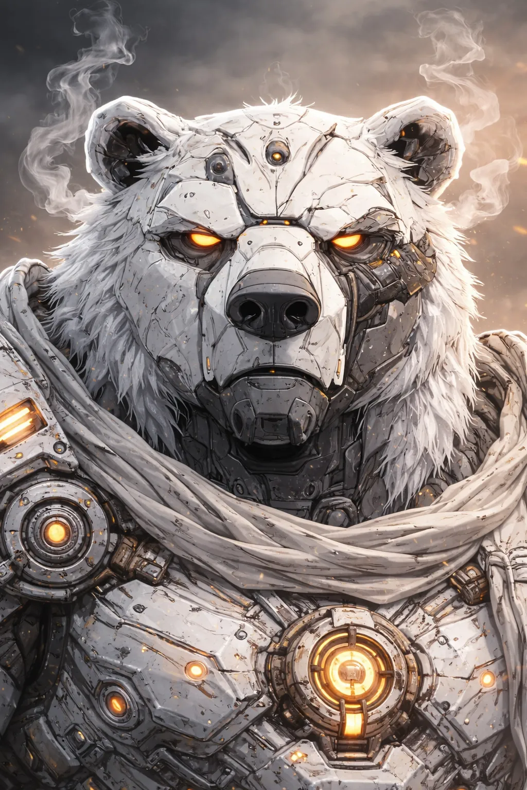 Cyborg Bear Hueforge