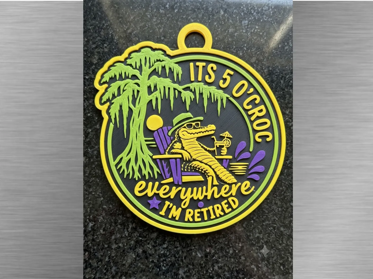 Retired-Its 5 O'Croc Everywhere Pendant