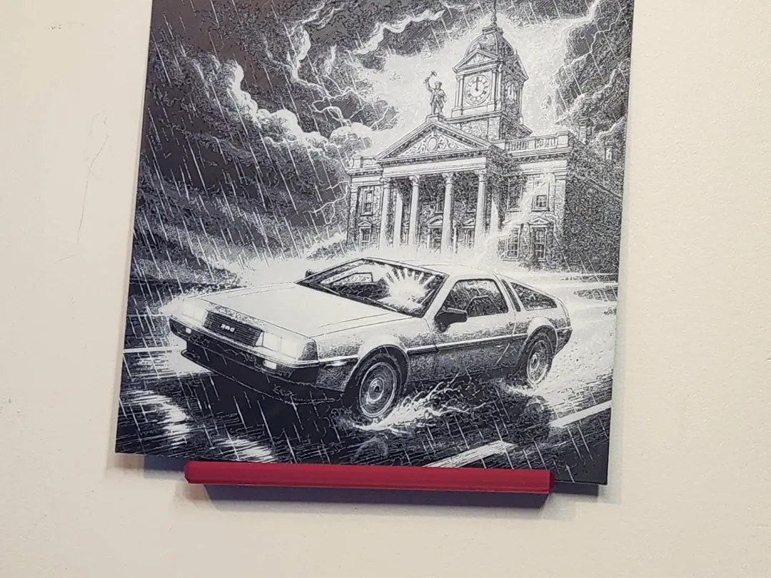 Hueforge - Back to the Future - DeLorean