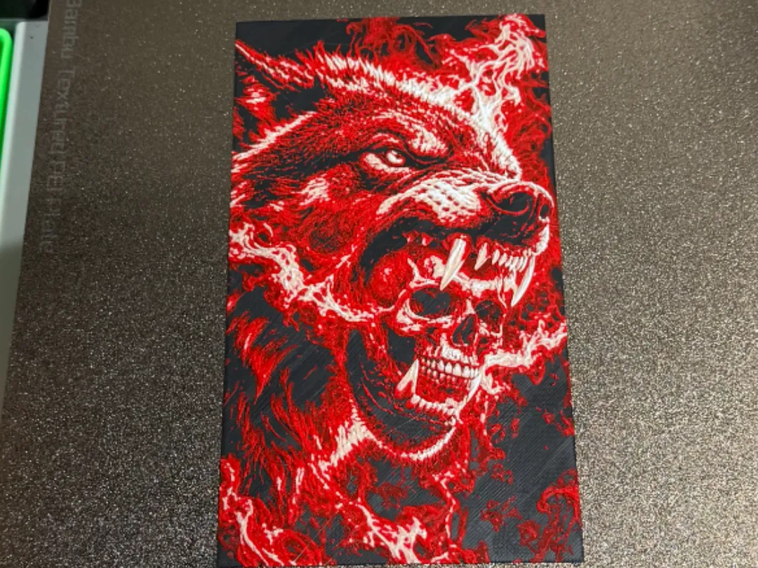 wolf and skull HUEFORGE