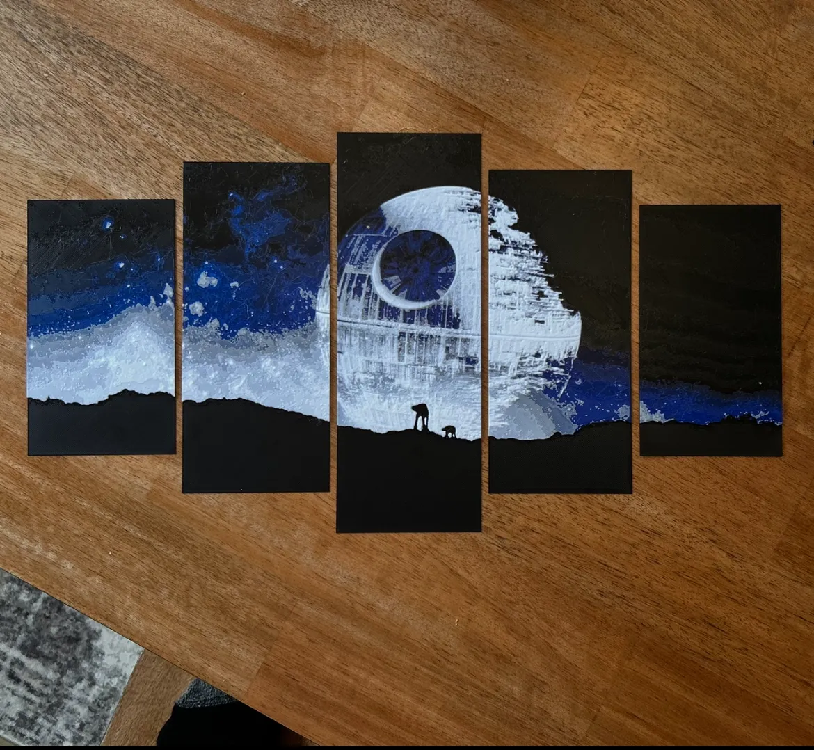 Star Wars Death Star Panel Mural
