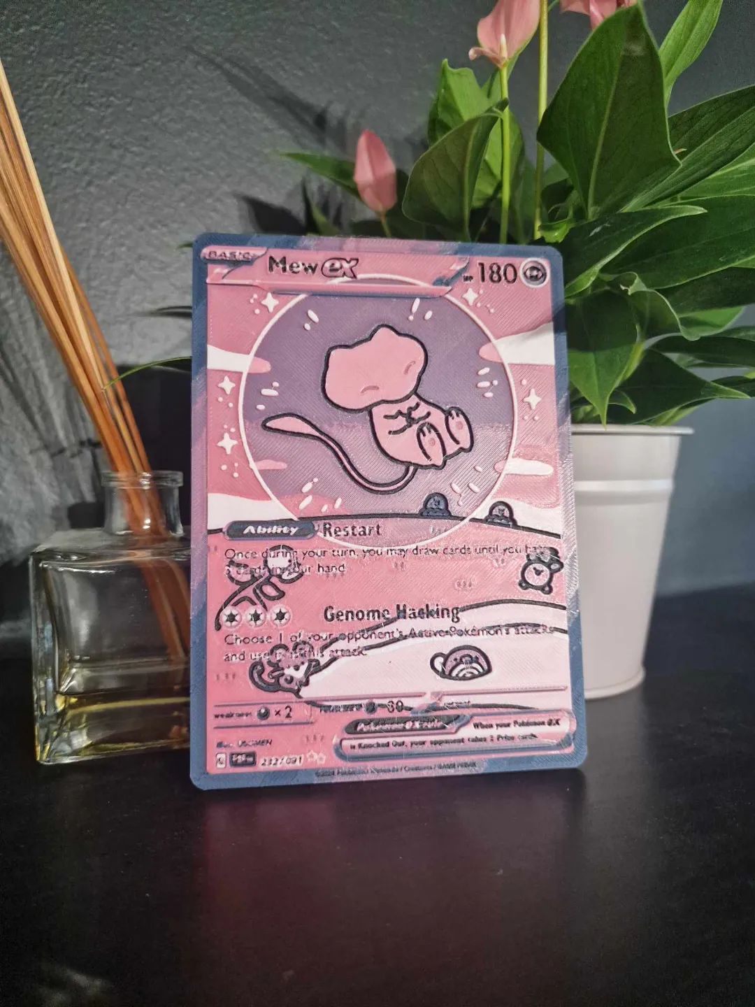 Mew EX Pokemon Card - Floating Mew - Hueforge
