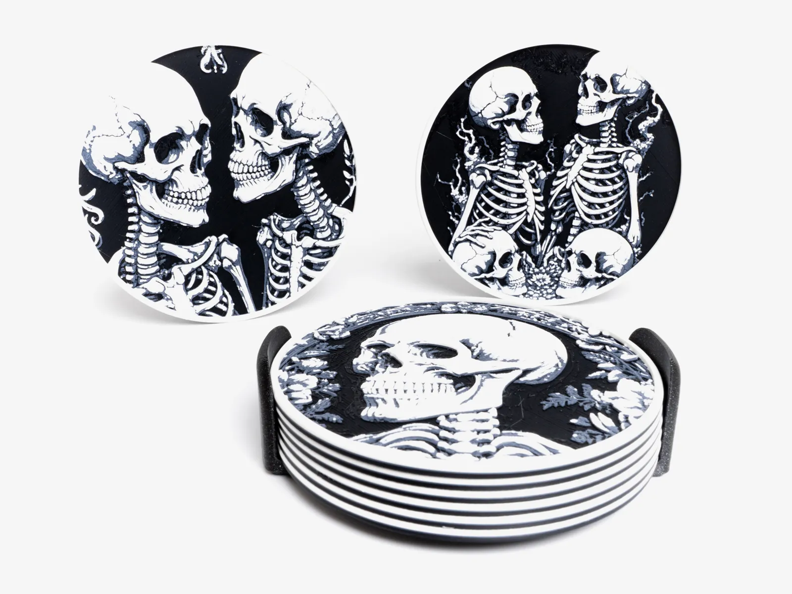 Skeleton Coasters