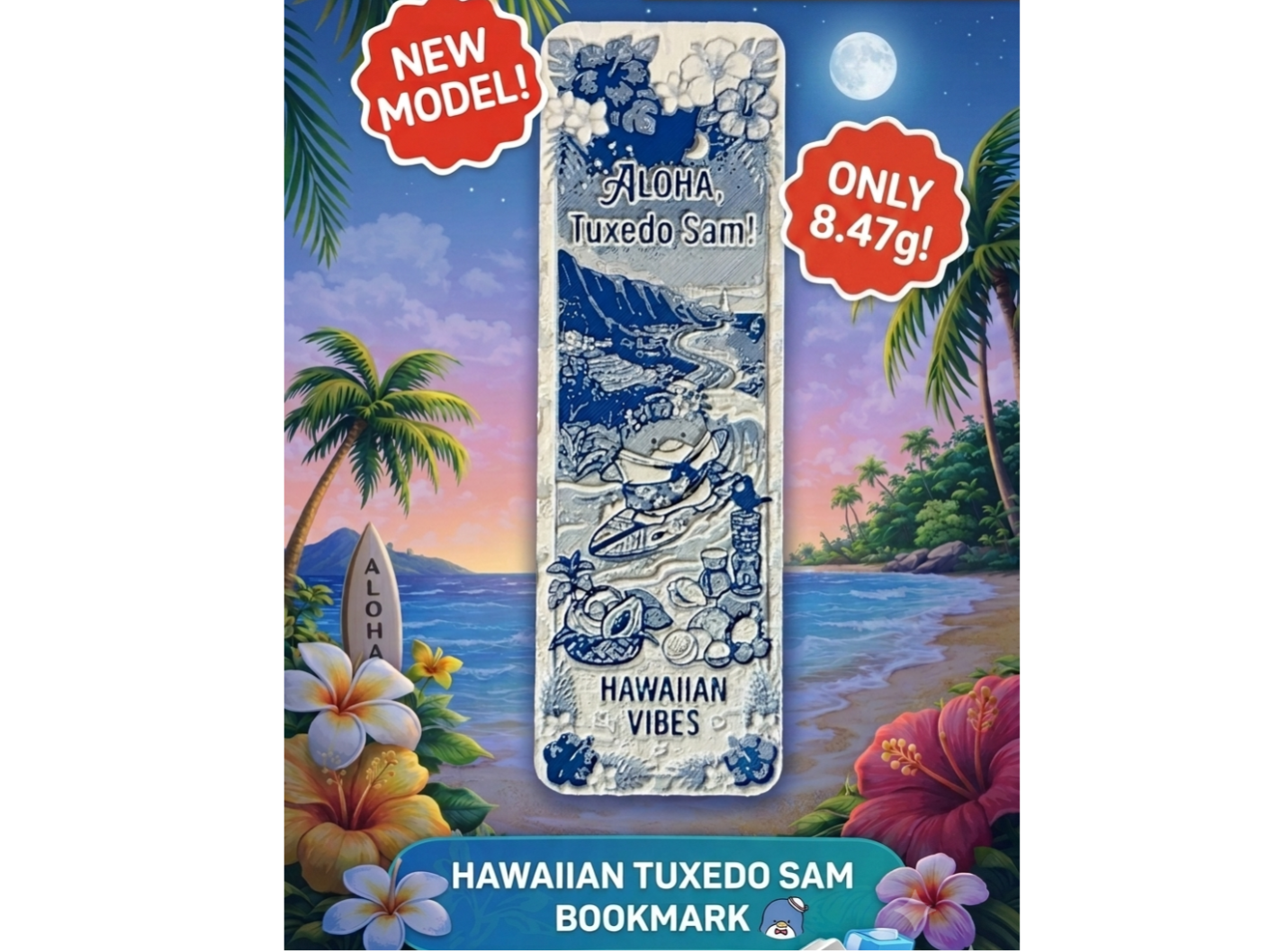 Hawaiian Tuxedo Sam Bookmark
