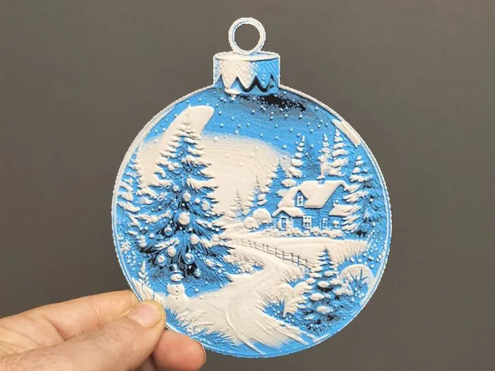 Christmas ornament (hueforge)