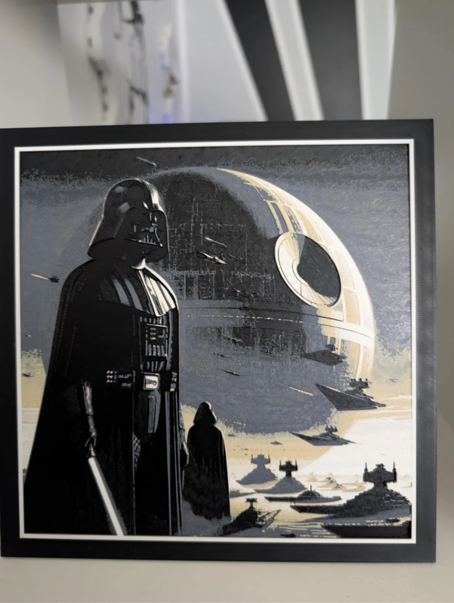 Darth Vader death star 4 colors