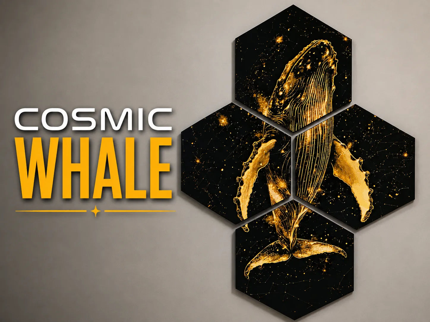 Cosmic Whale HueForge ChromaLink Compatible