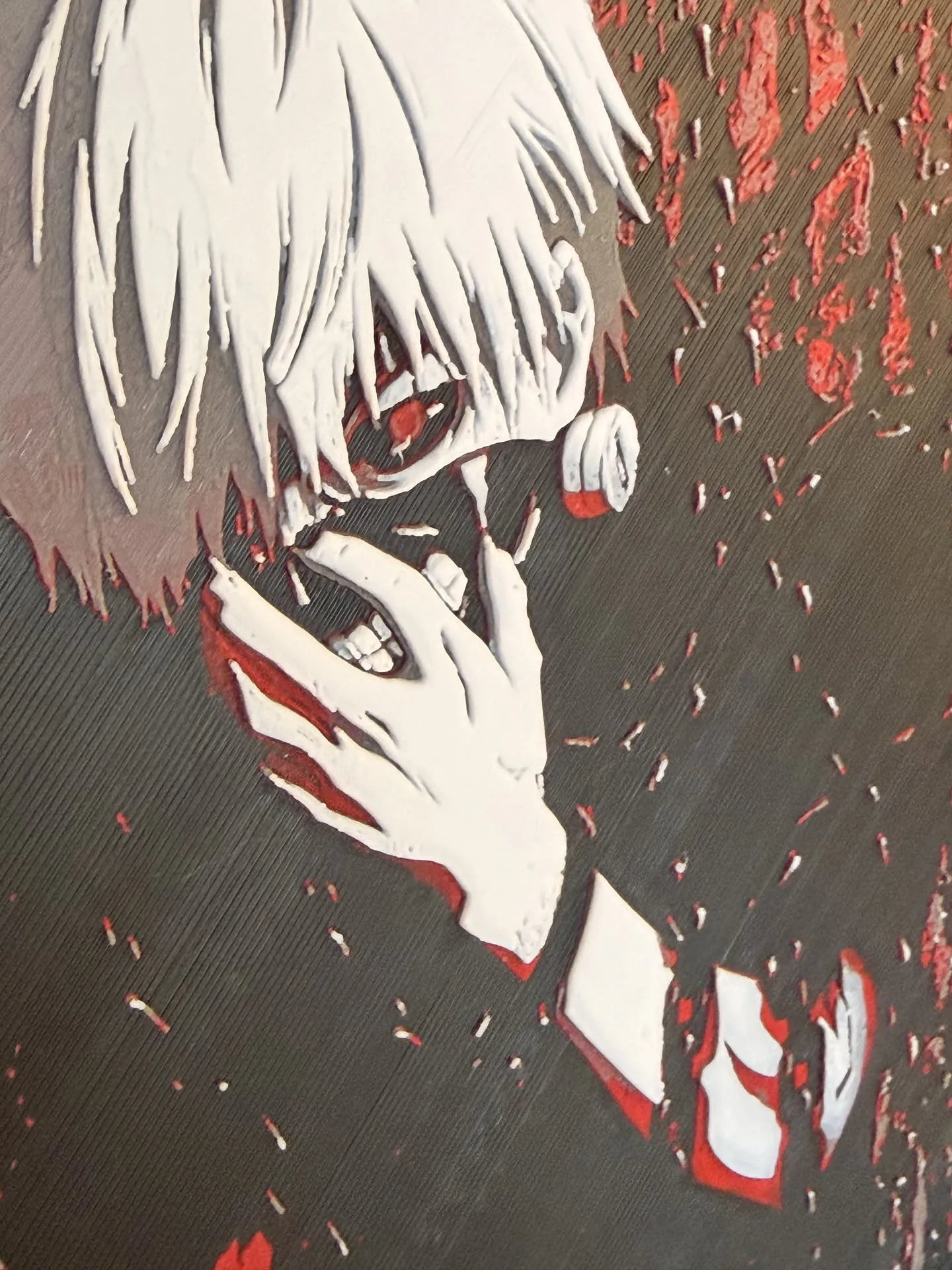 Kaneki's Chains of Torment – HueForge Wall Art