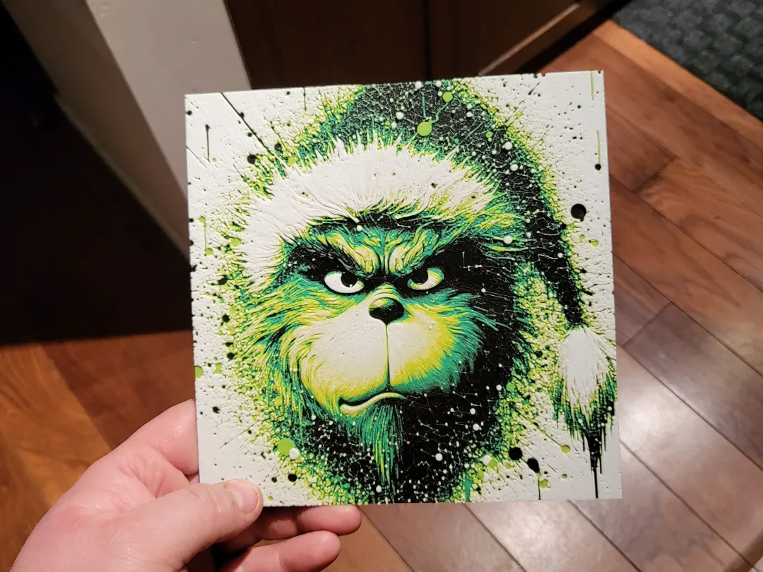 Graffiti Grinch Hueforge