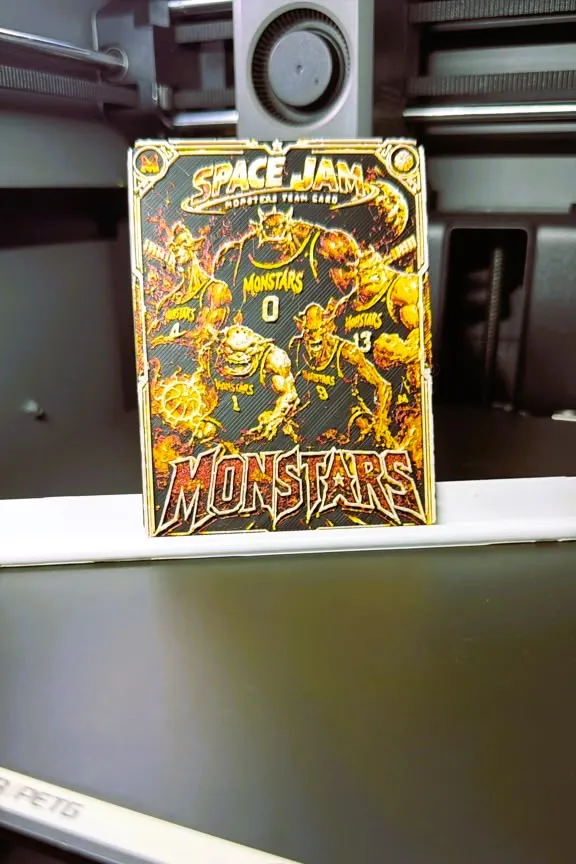 Space Jam Monstars Player Card