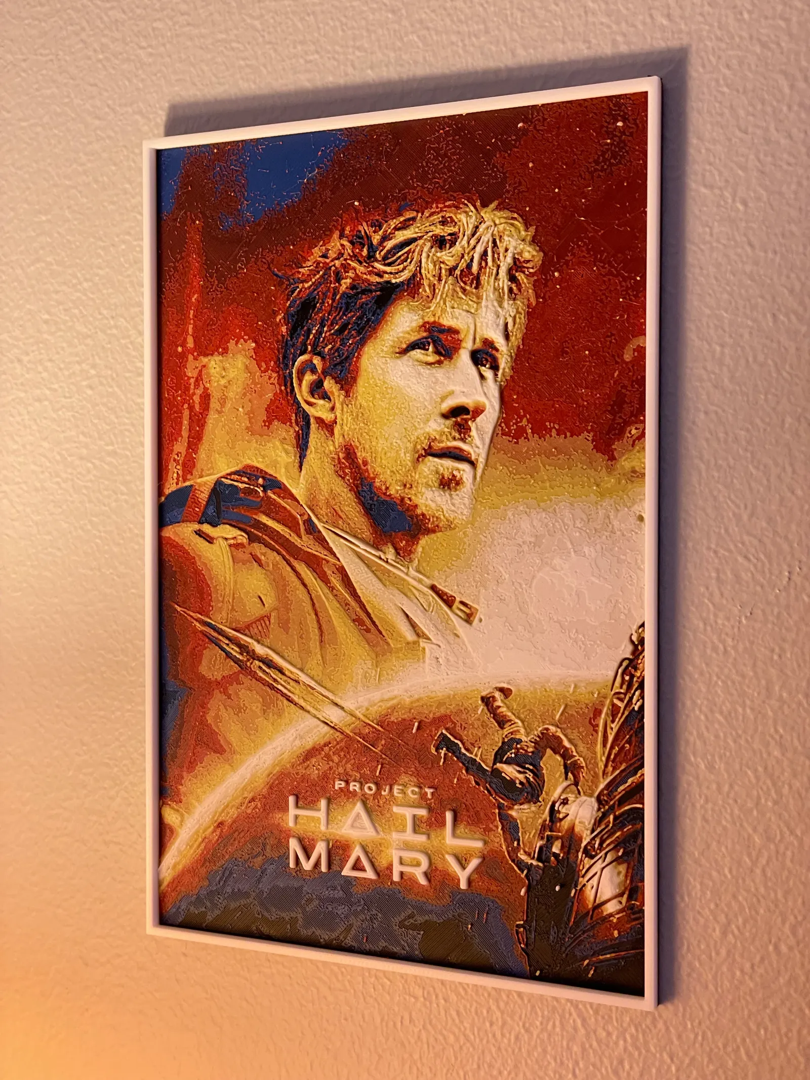 Project Hail Mary (2026) Hueforge Movie Poster