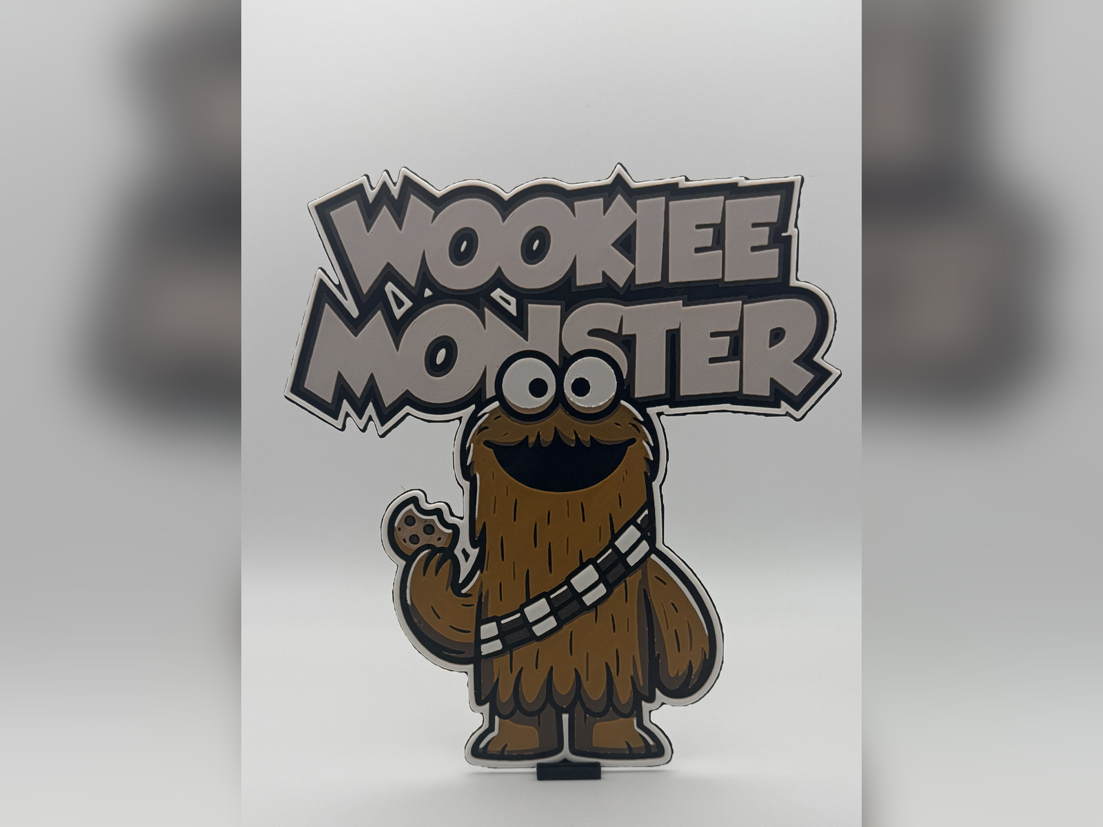 Wookiee Monster Sticker Cutout