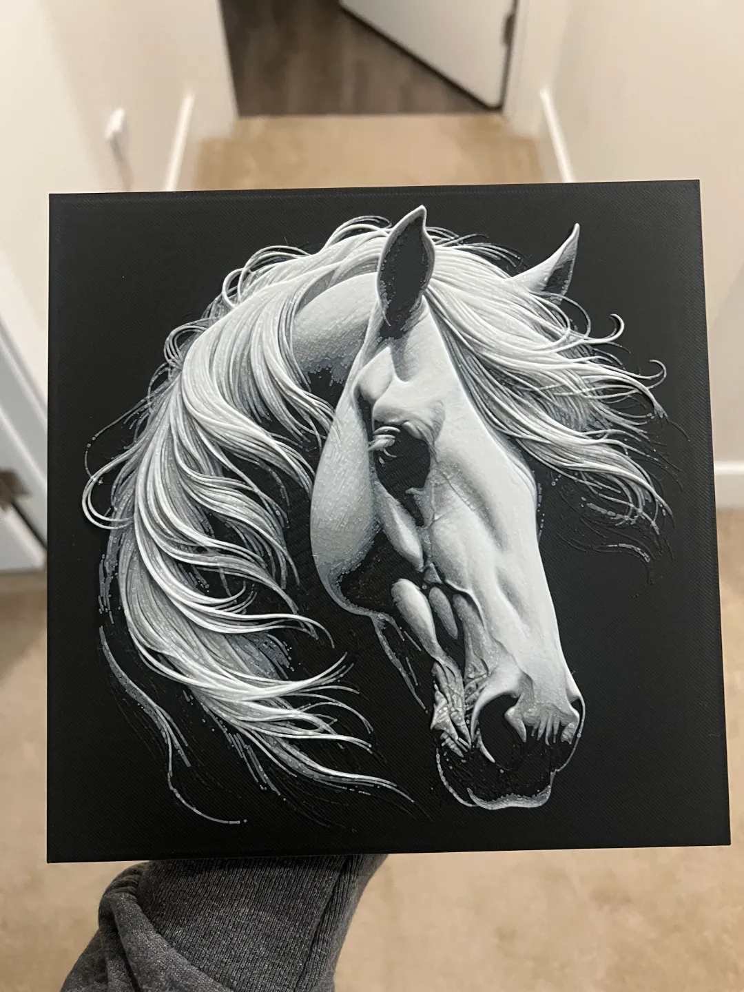 Horse Face Art Hueforge