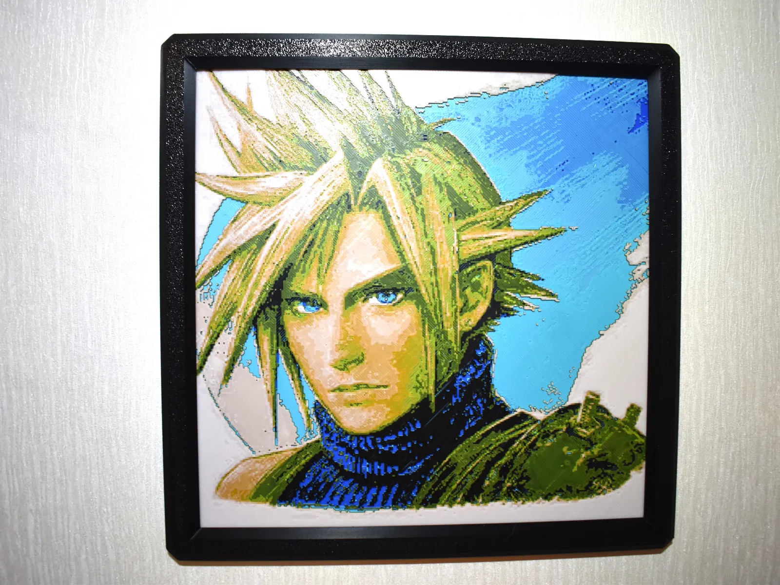 Cloud Strife Hueforge