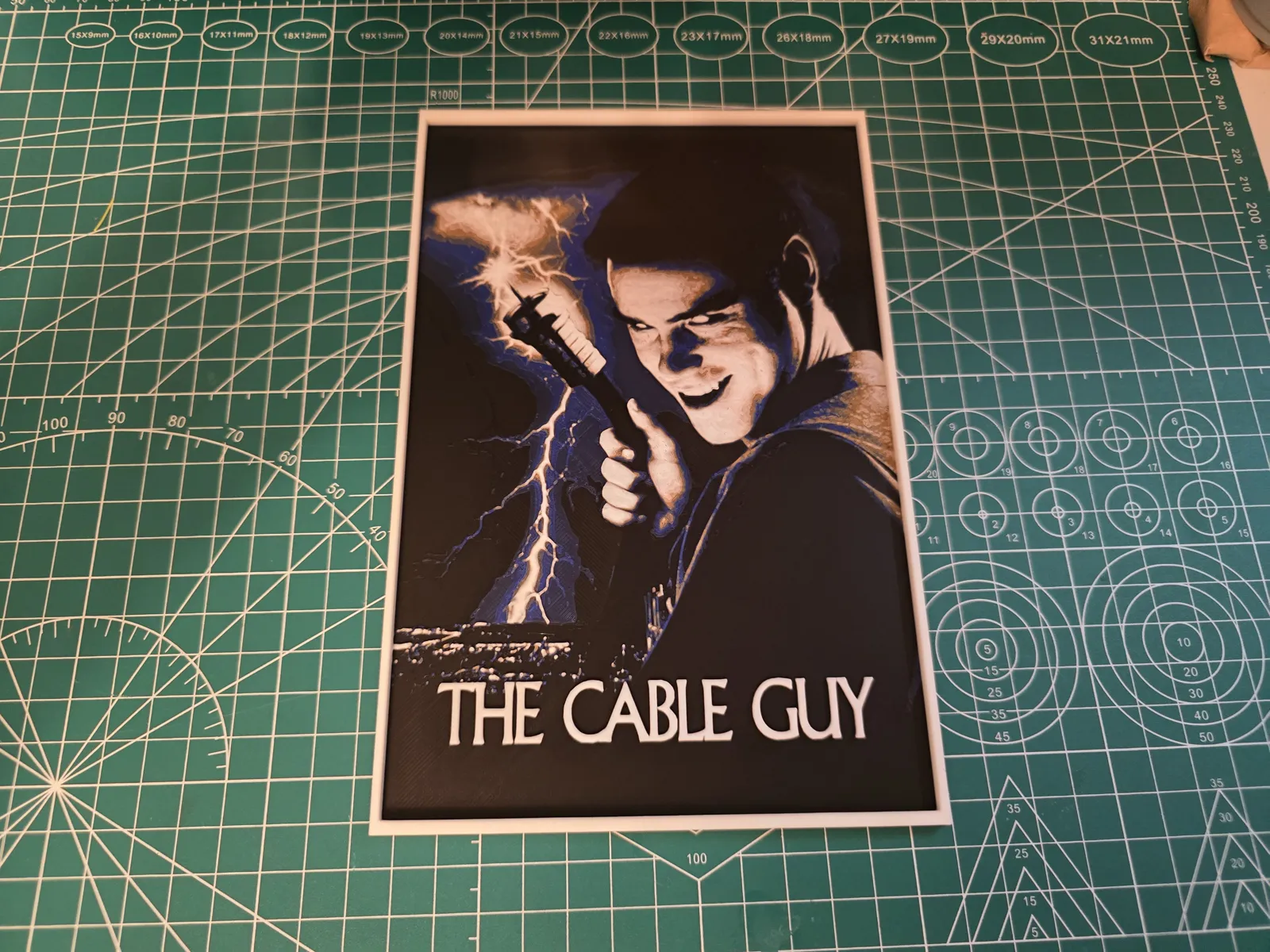 The Cable Guy Movie Poster - Hueforge Art