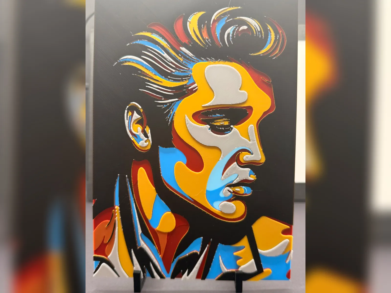 Elvis Pop Art HueForge Print