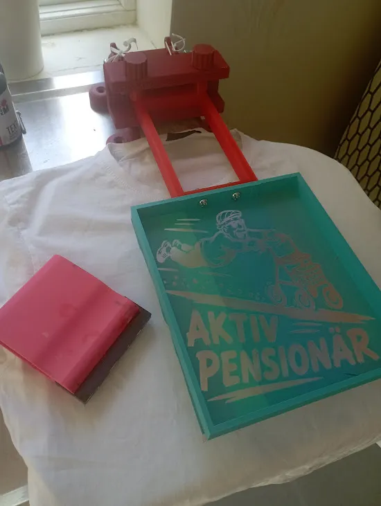 T-shirttryck Aktiv pensionär