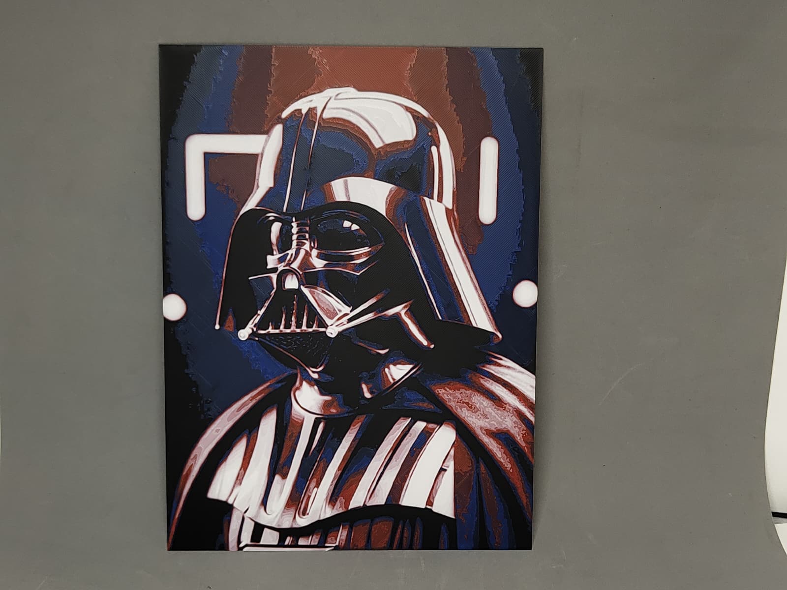 Inspered by Darth Vader 3D picture 18x24* Hueforge