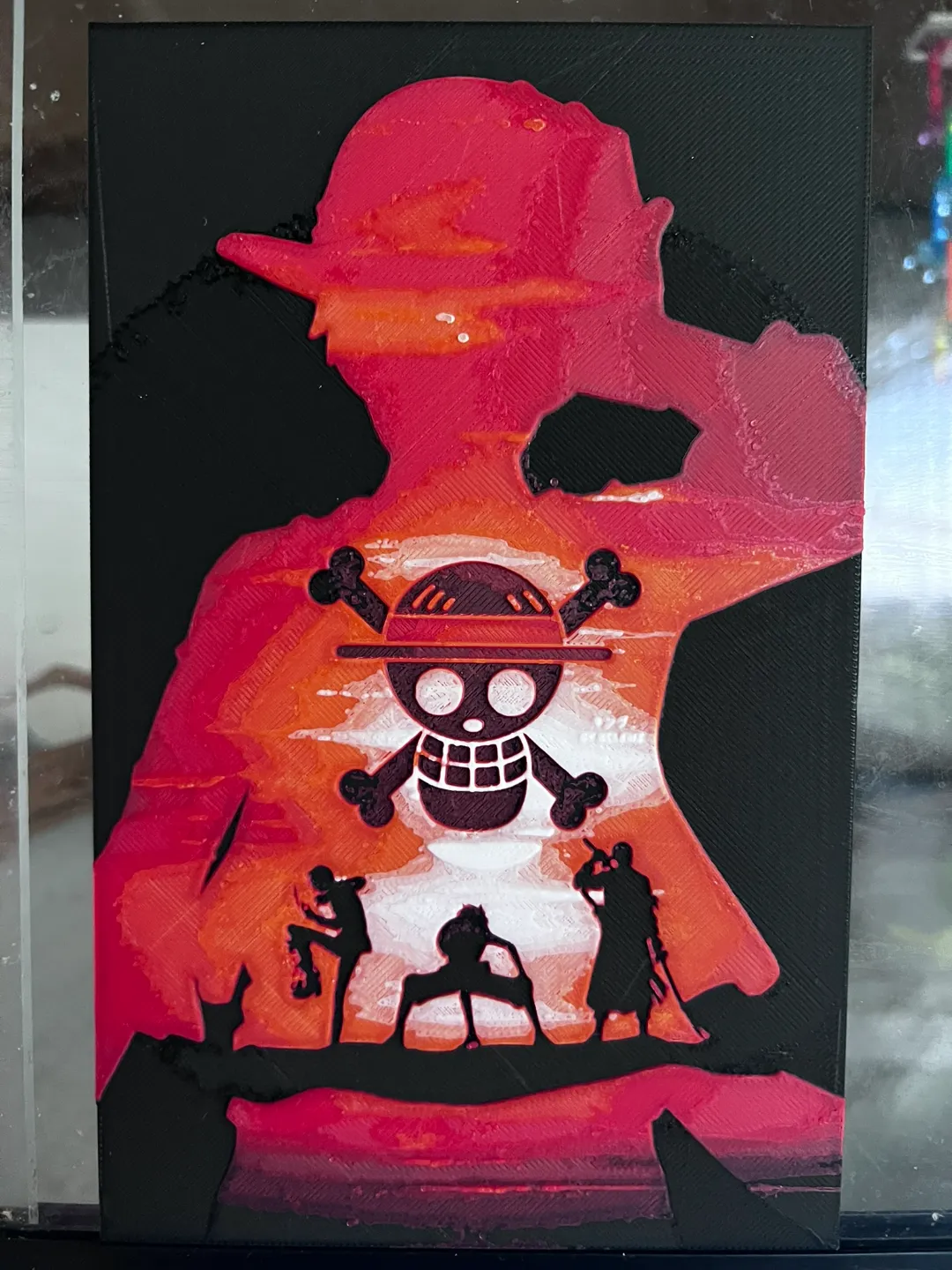 one piece double exposure hueforge