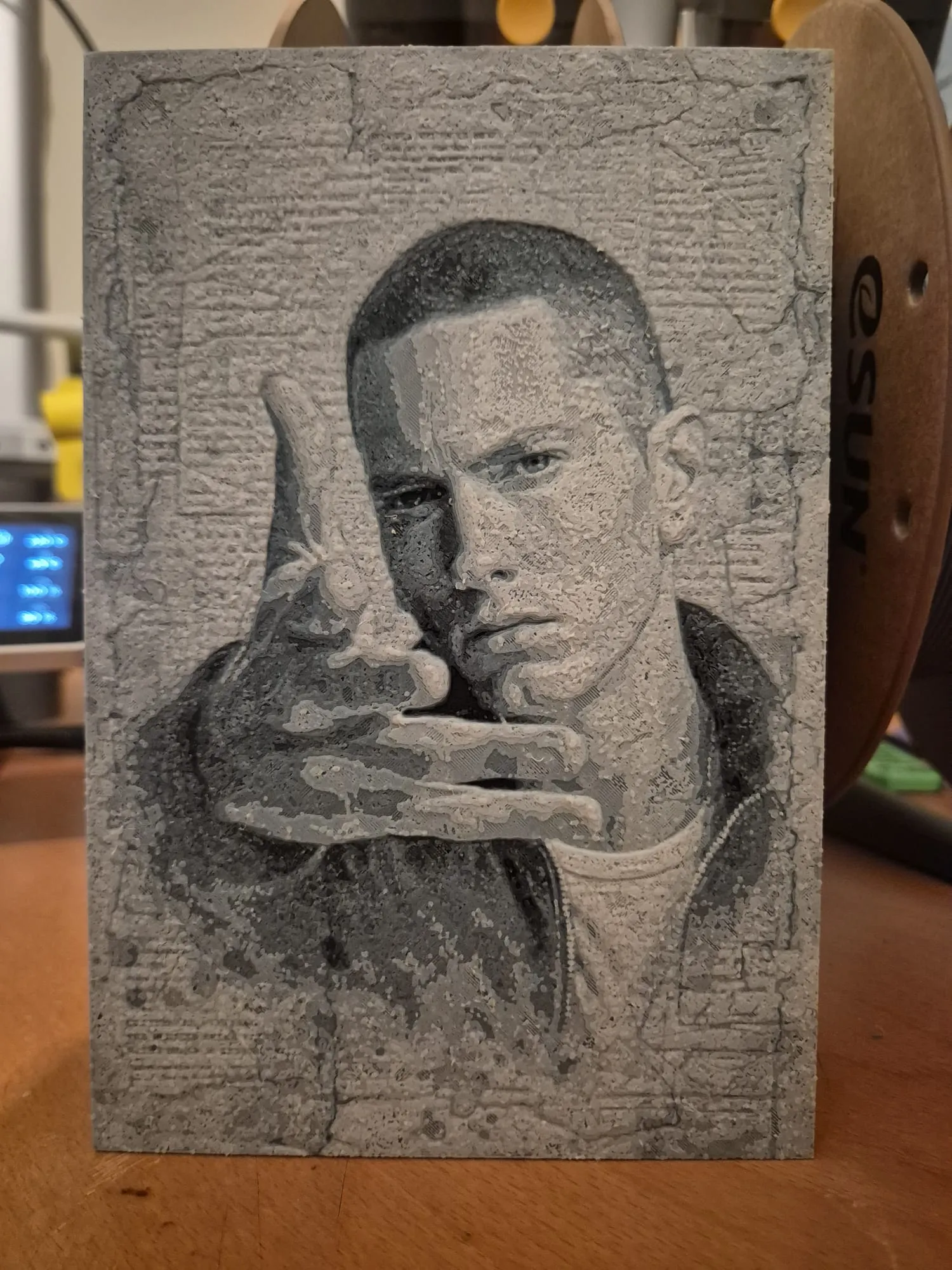 eminem paper cut hueforge