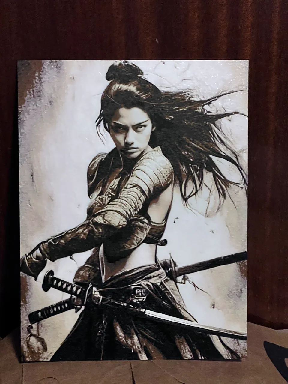 samurai girl hueforge
