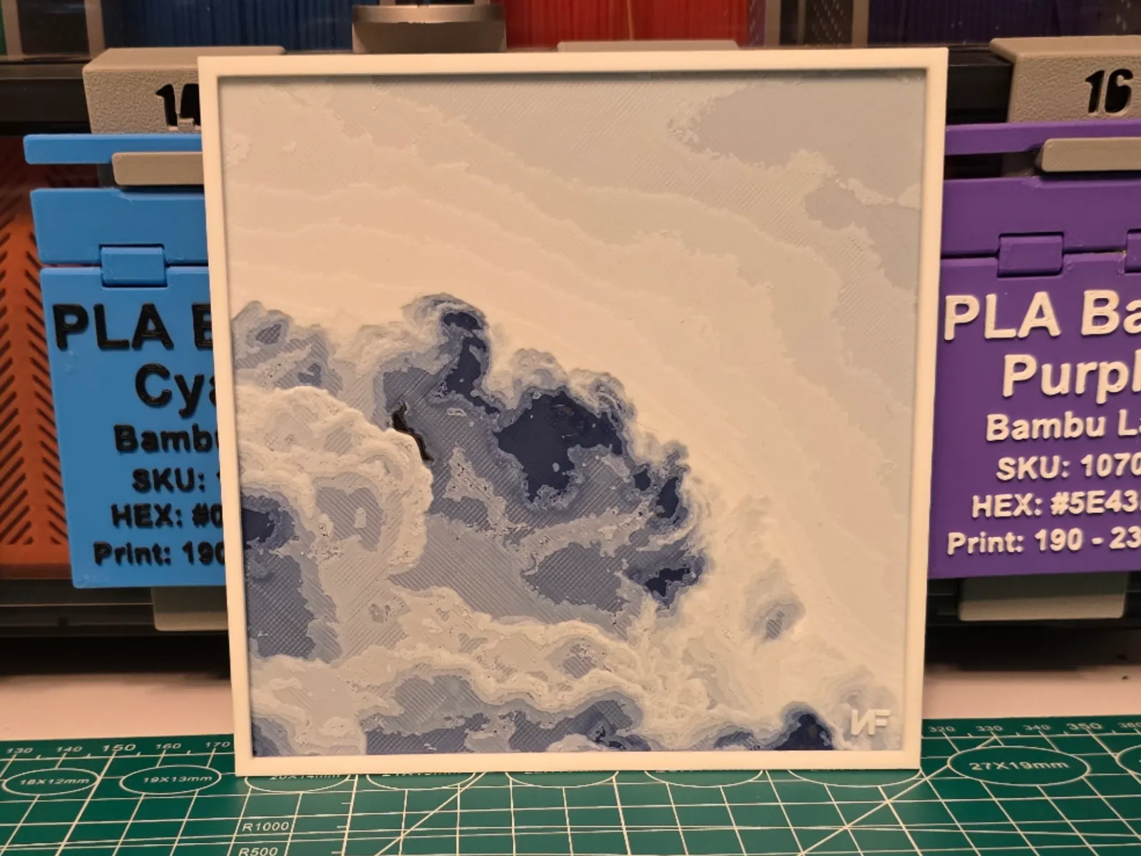 NF "Clouds" Album - Hueforge Art