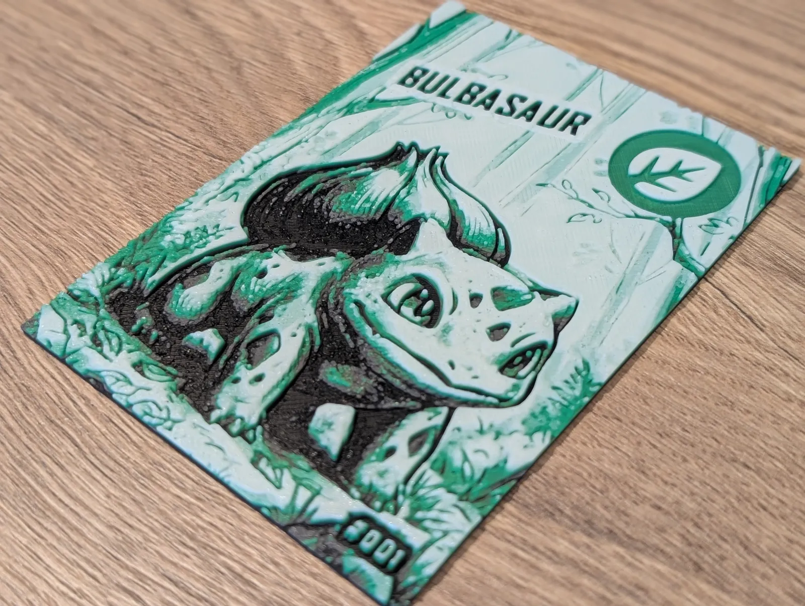 Bulbasaur, Charmander & Squirtle Hueforge & Frame