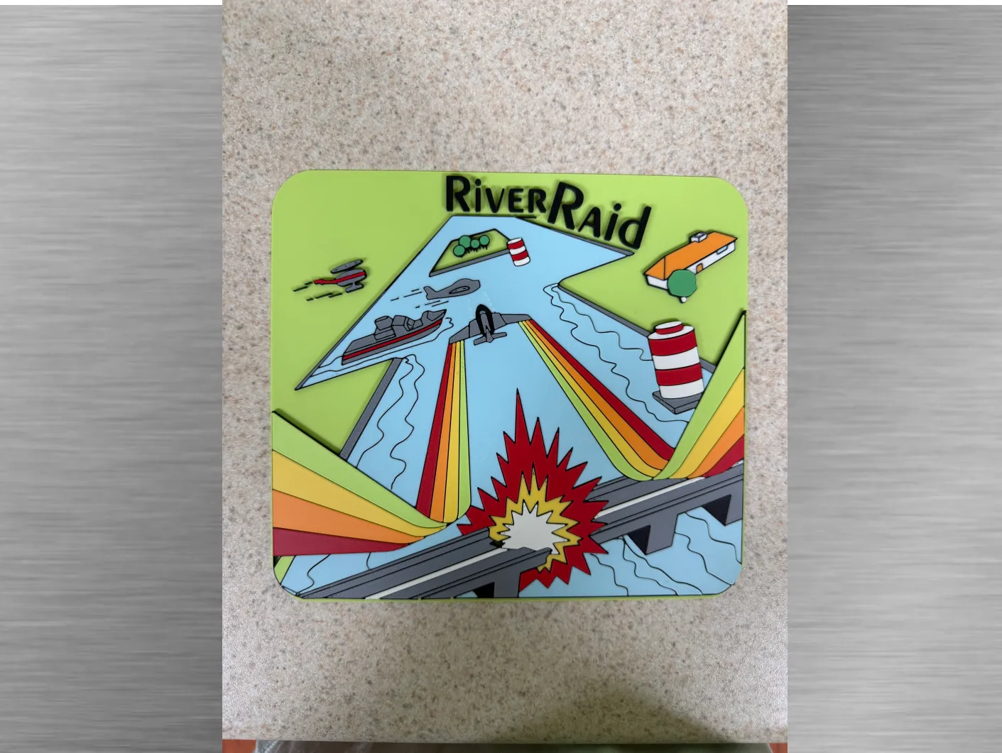 Retro Game- River Raid Box Art