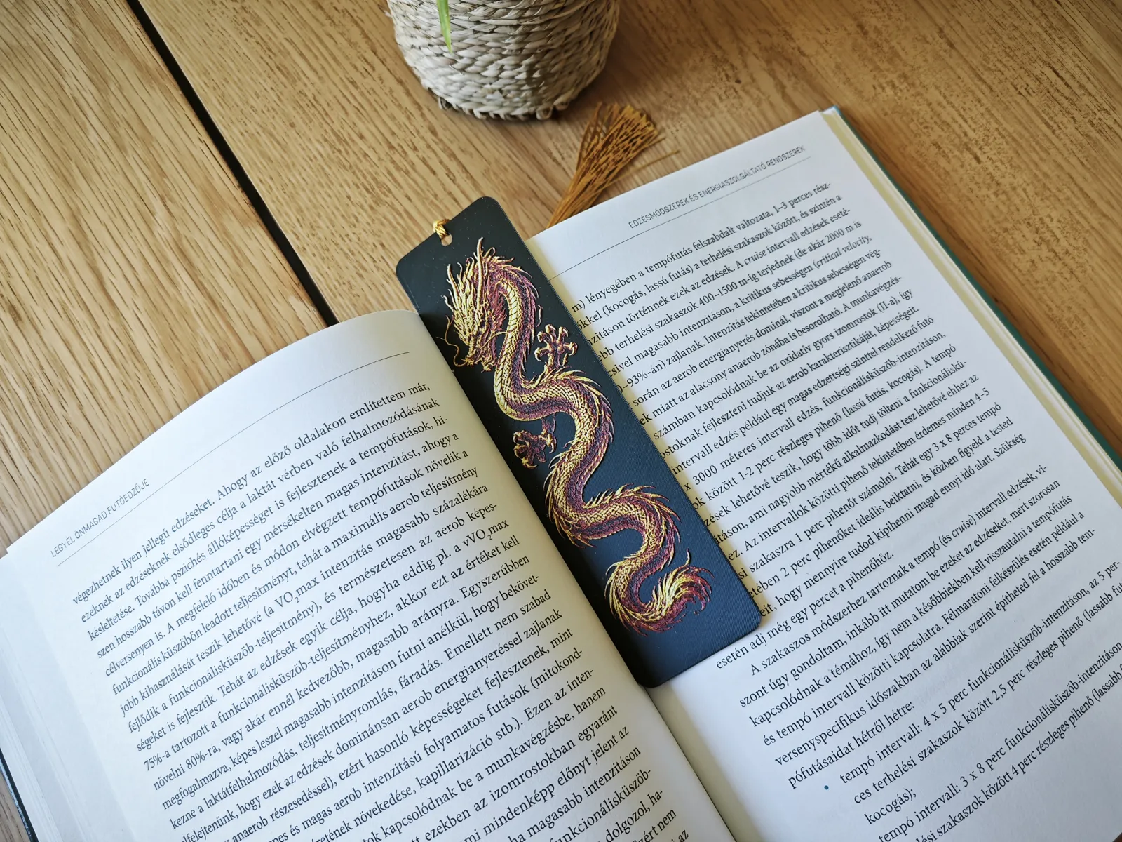 Golden Dragon Bookmark