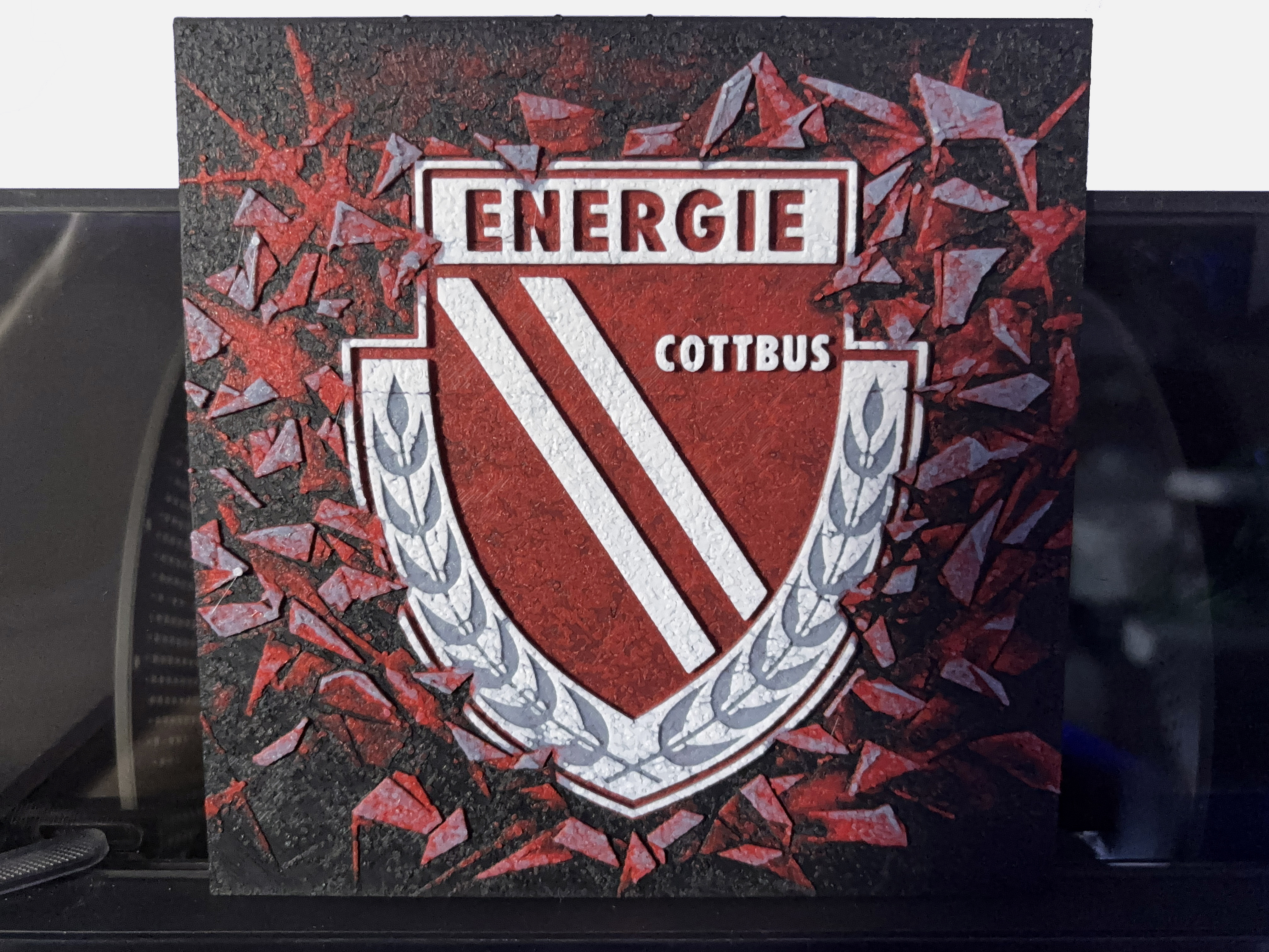 Energie Cottbus Graffiti Hueforge