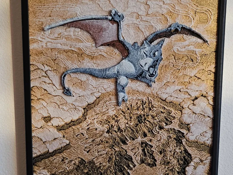 Aerodactyl Hueforge/Chroma Canvas Artwork