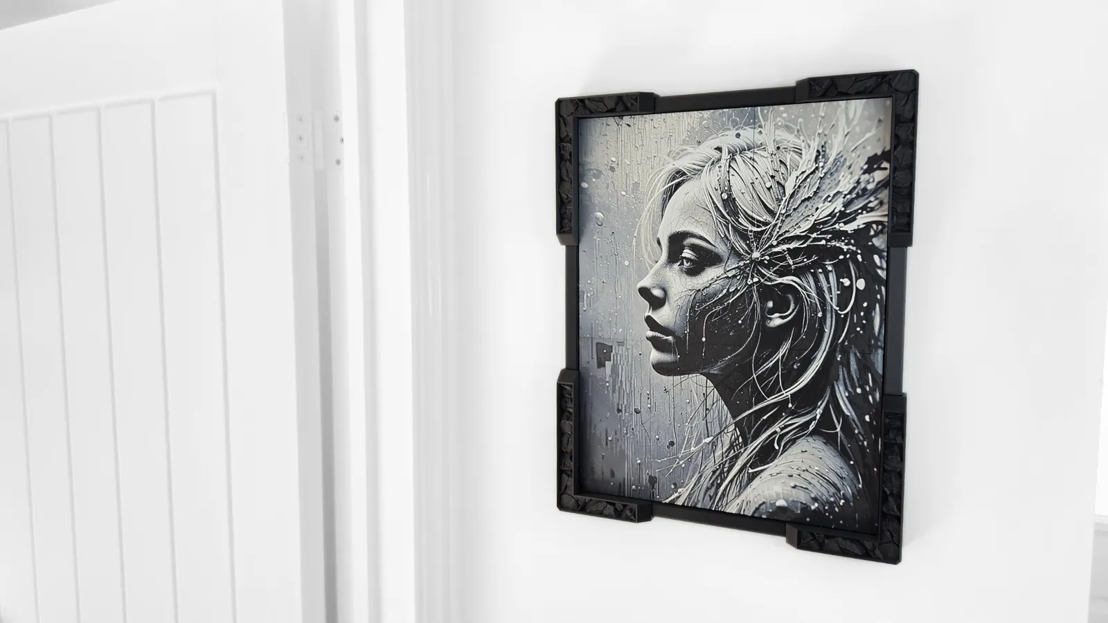Peeling Woman | Single Panel HueForge