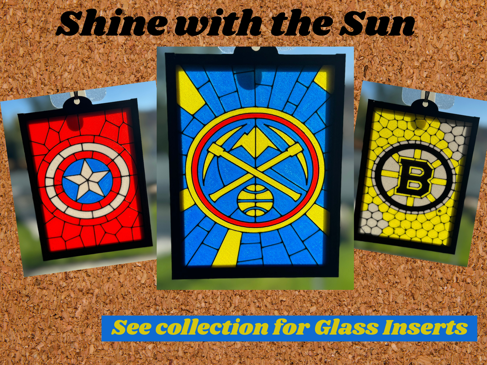 Texas Tech Swappable Stained Glass Light