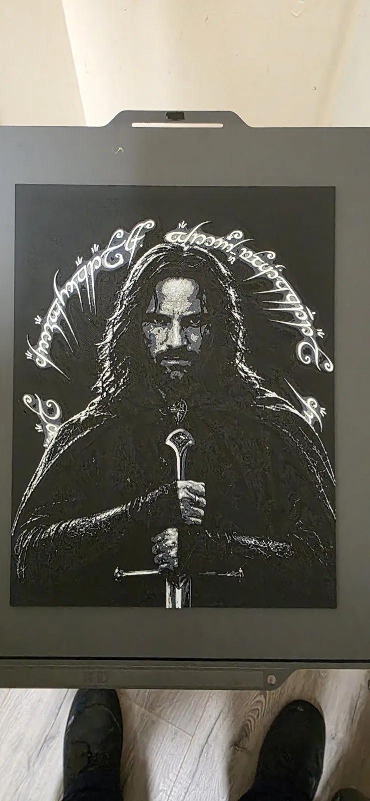 Aragorn HueForge LOTR