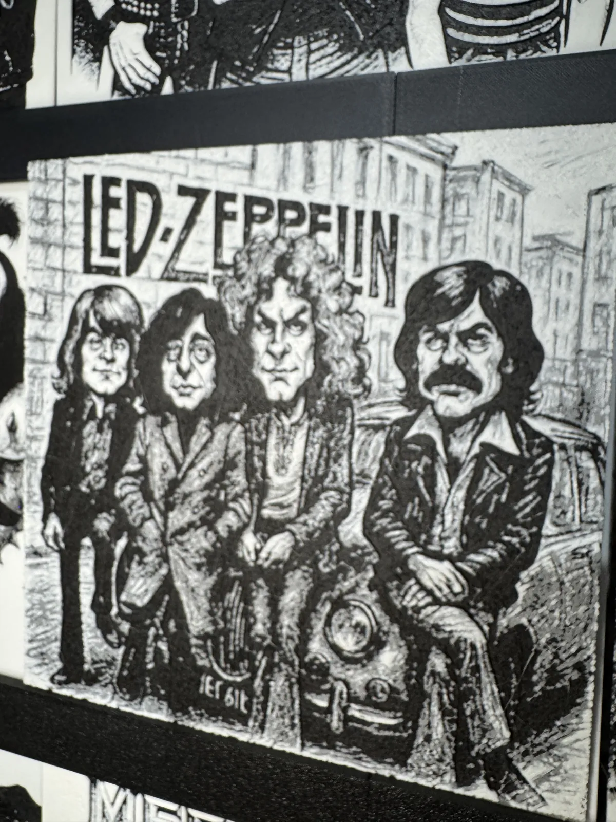 Hue Forge Karikatur Led Zeppelin