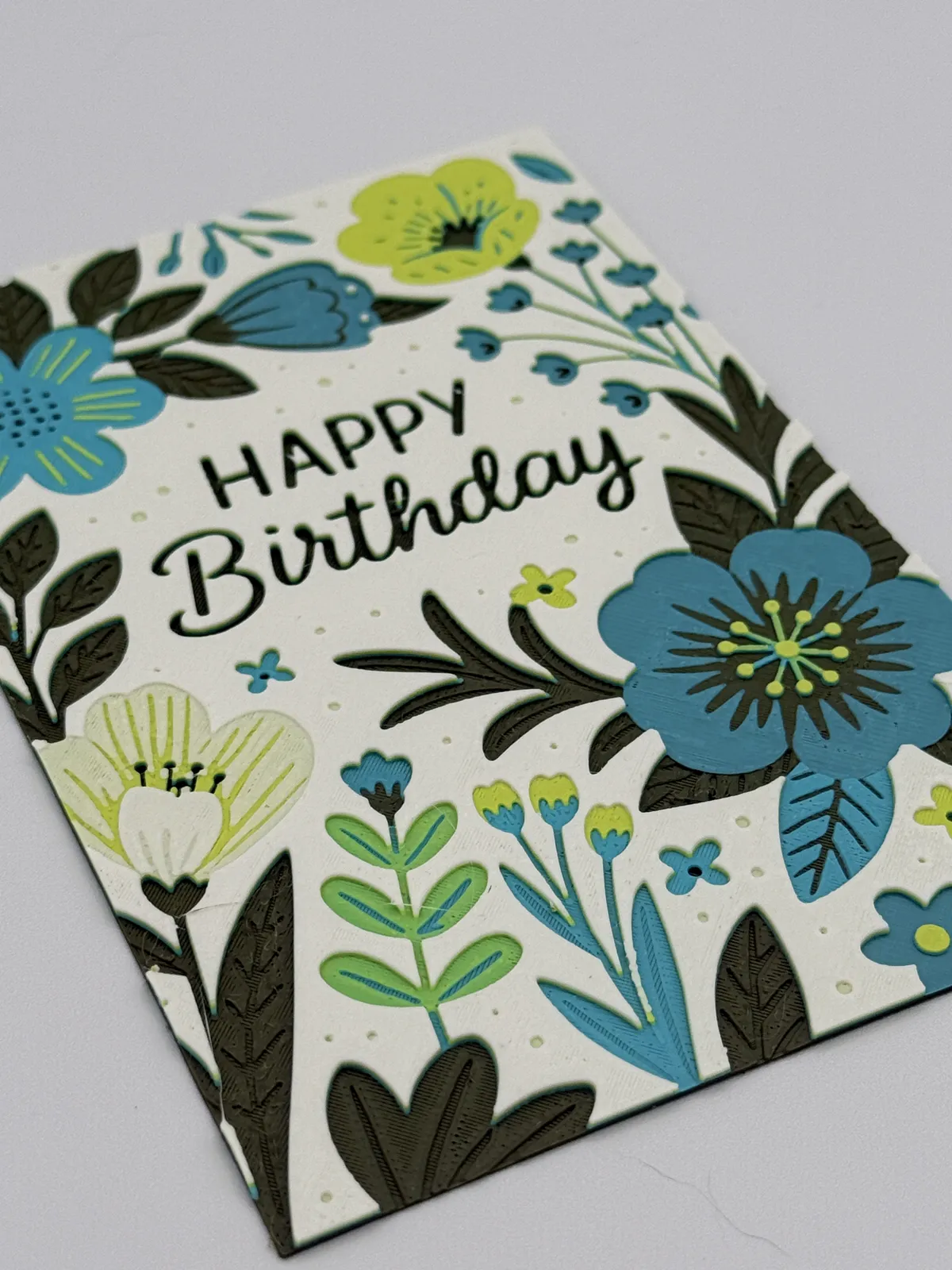 Birthday Greeting Card/Sign Hueforge