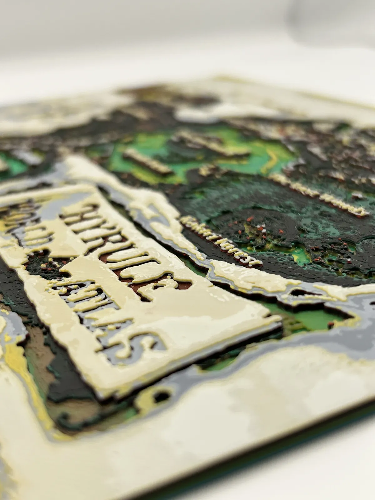 Ocarina of Time World Map HueForge