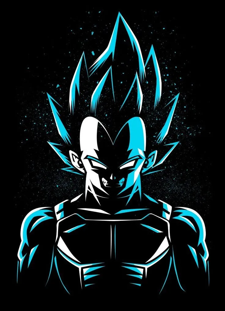 Vegeta dragon ball (Hue Forge)