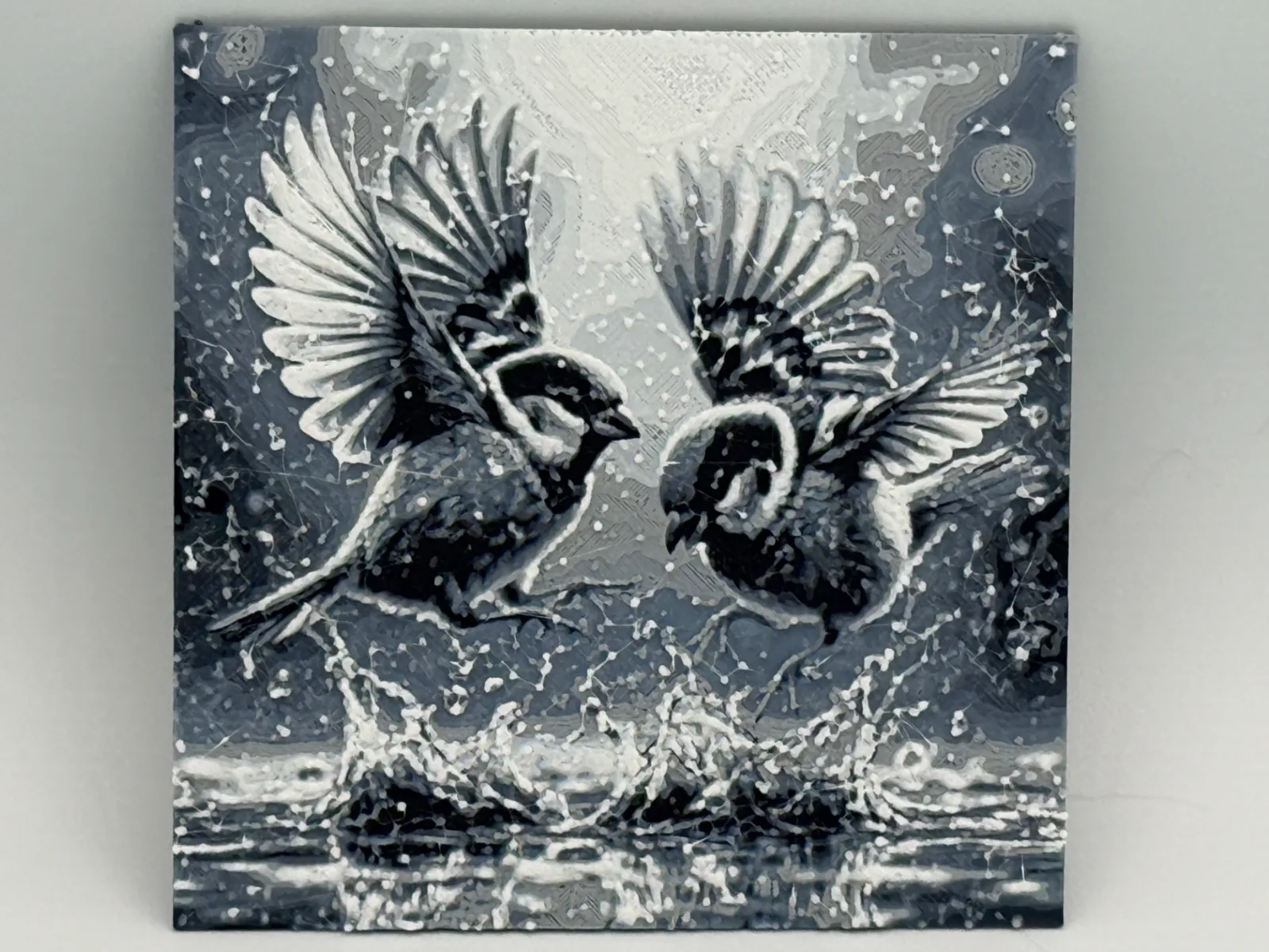 Frolicking Birds Hueforge