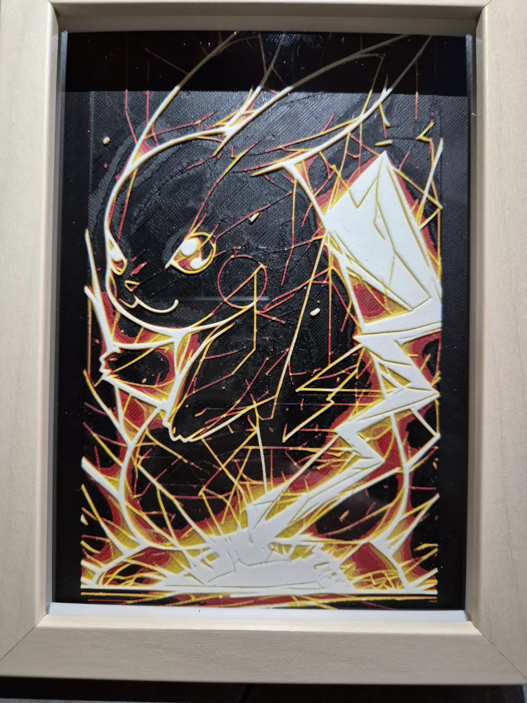 Quadretto Pikachu per cornice Ikea 4colori