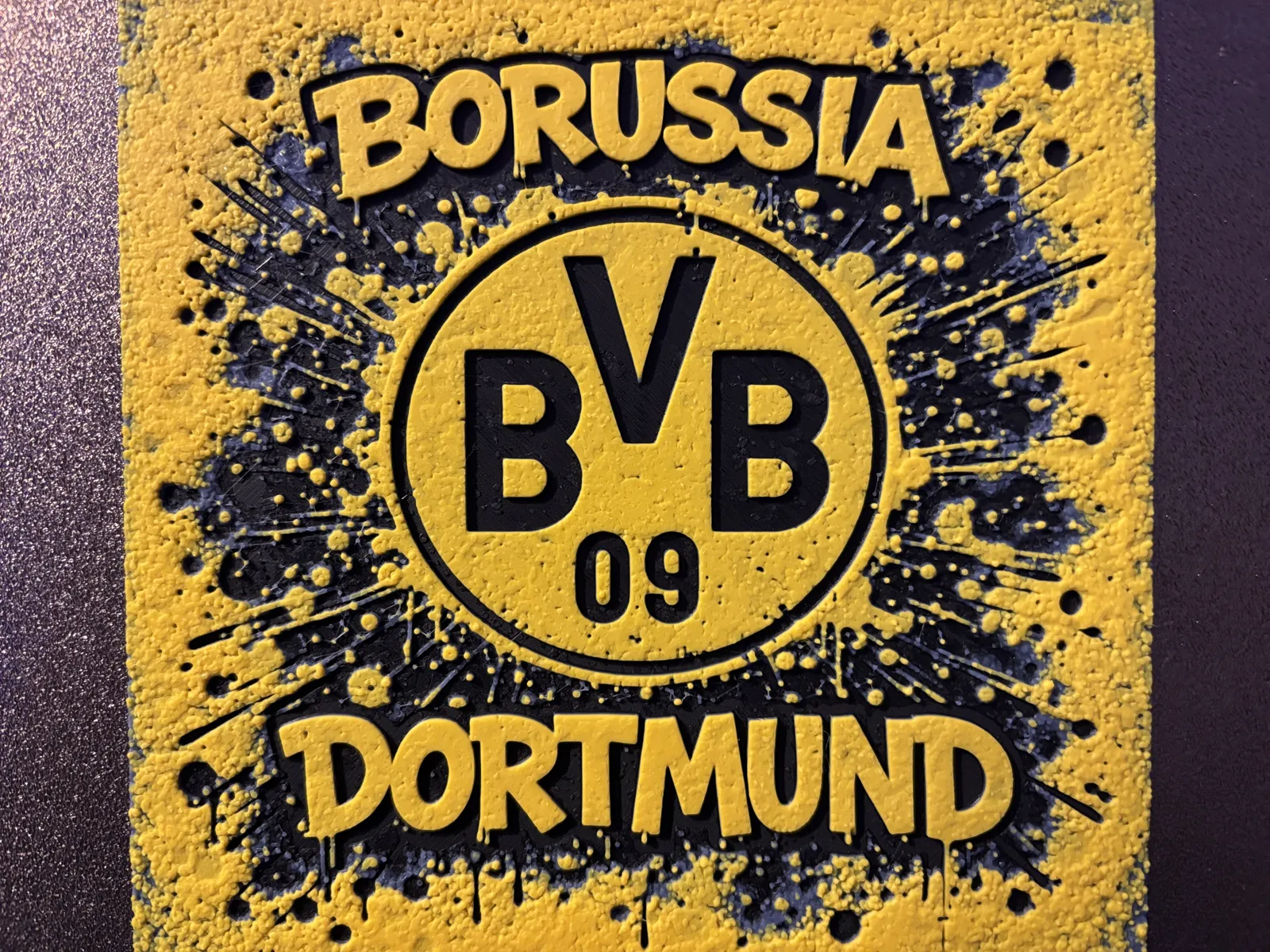 Borussia Dortmund - BVB 09 - Graffiti Hueforge