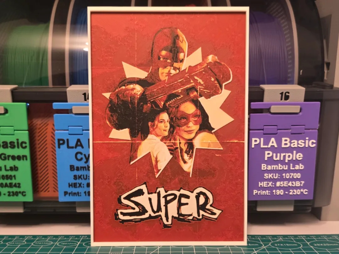 Super Movie Poster - Hueforge Art