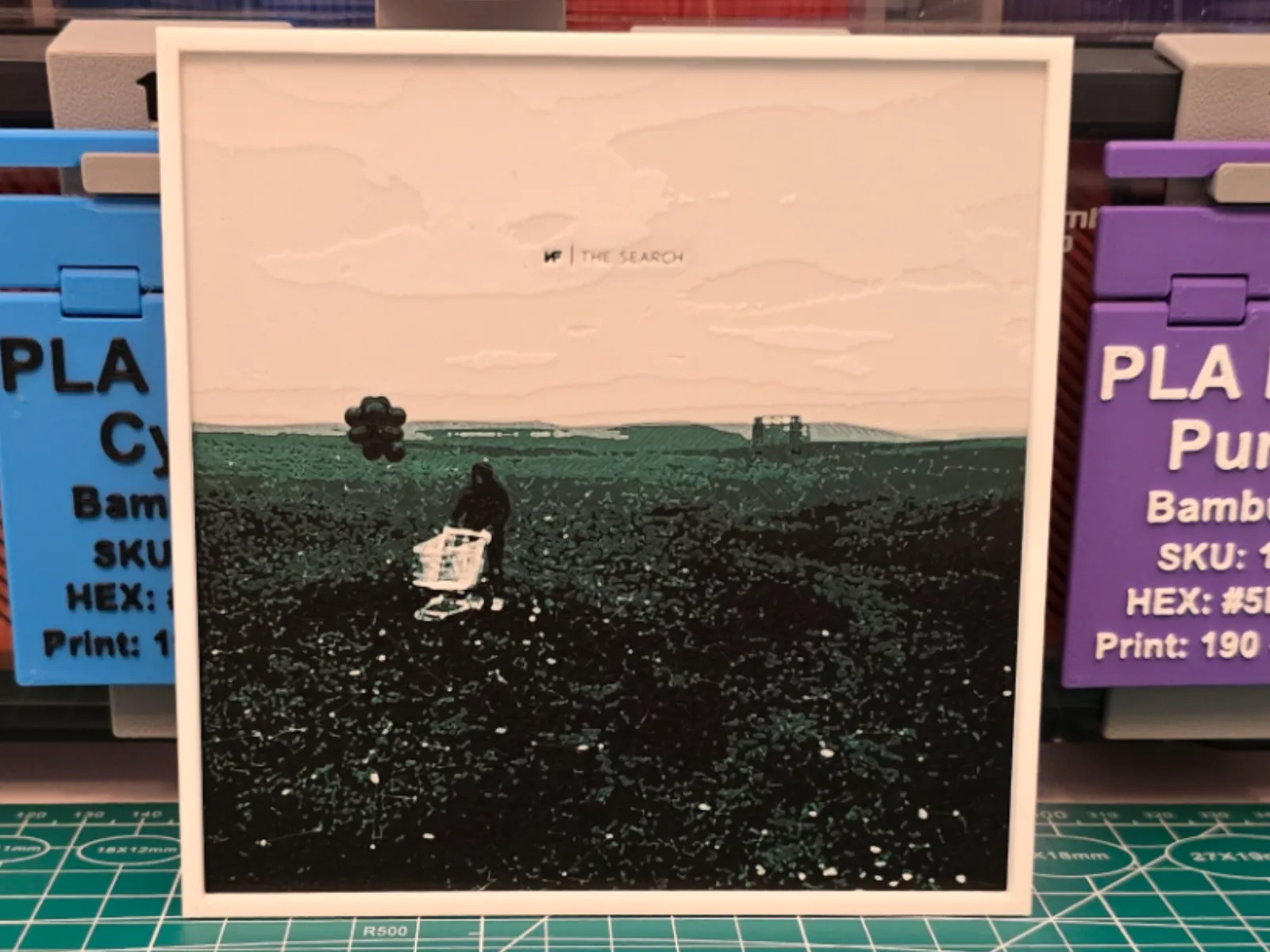 NF "The Search" Album - Hueforge Art