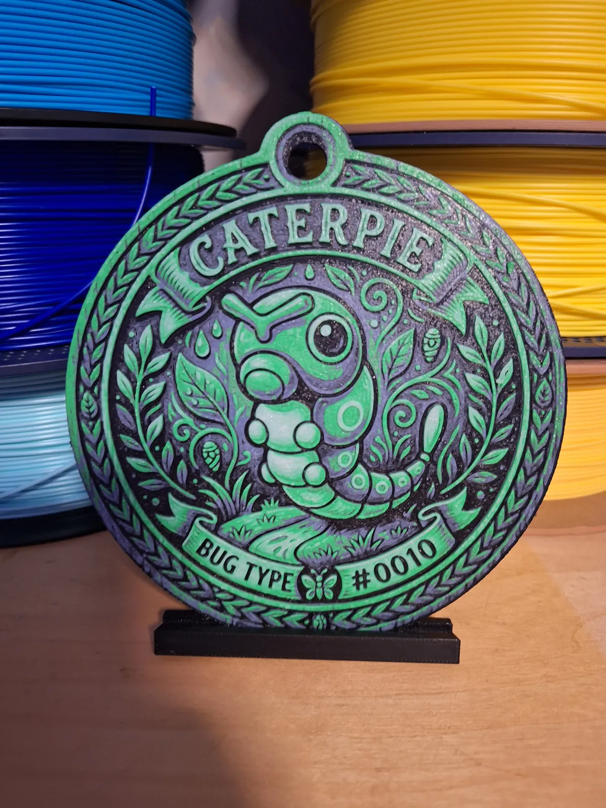 Caterpie #0010 - Pokemon Ornament