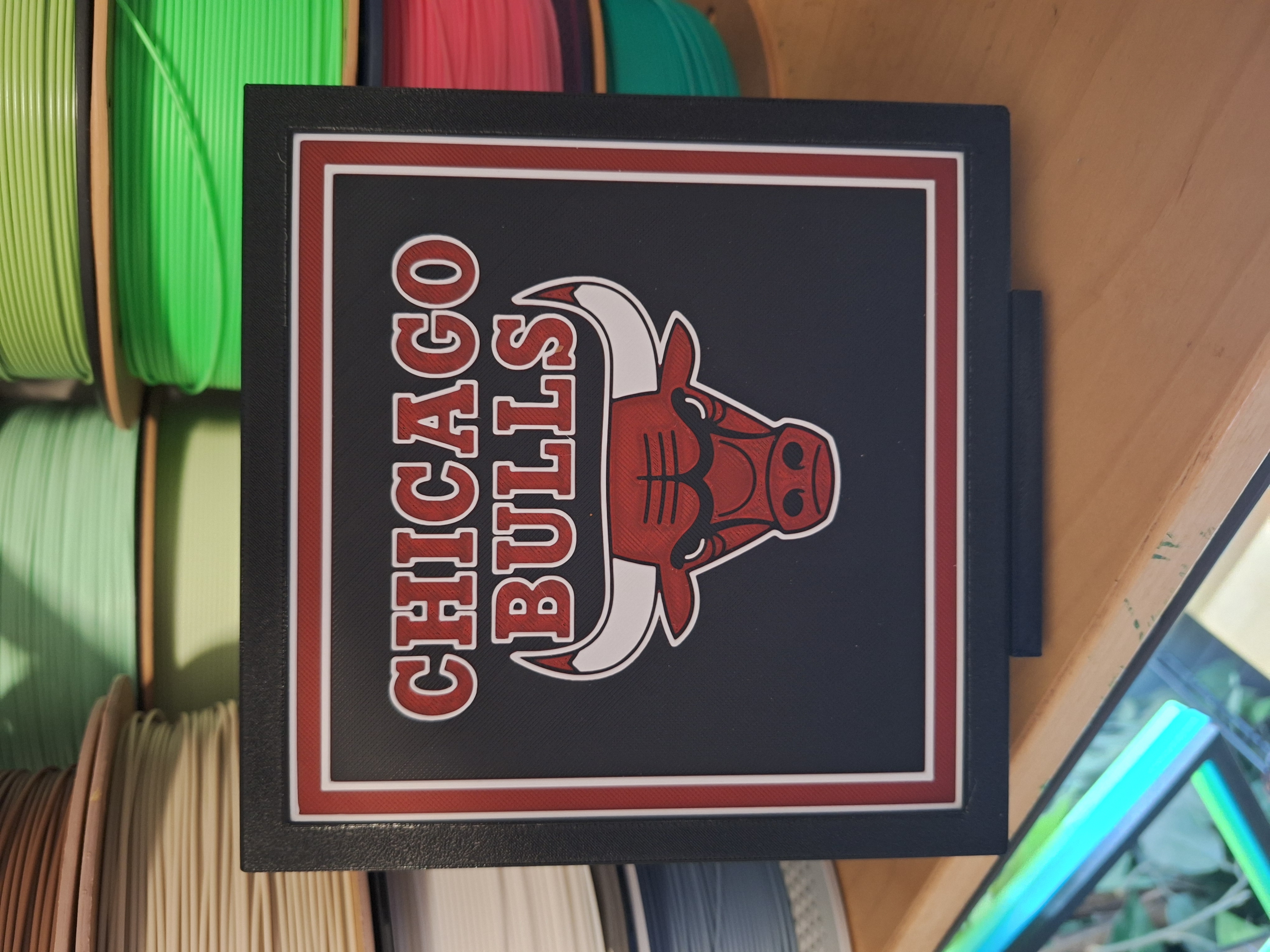 Chicago Bulls Logo - 3 Colours