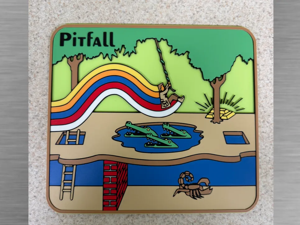 Retro game-Pitfall Box Art