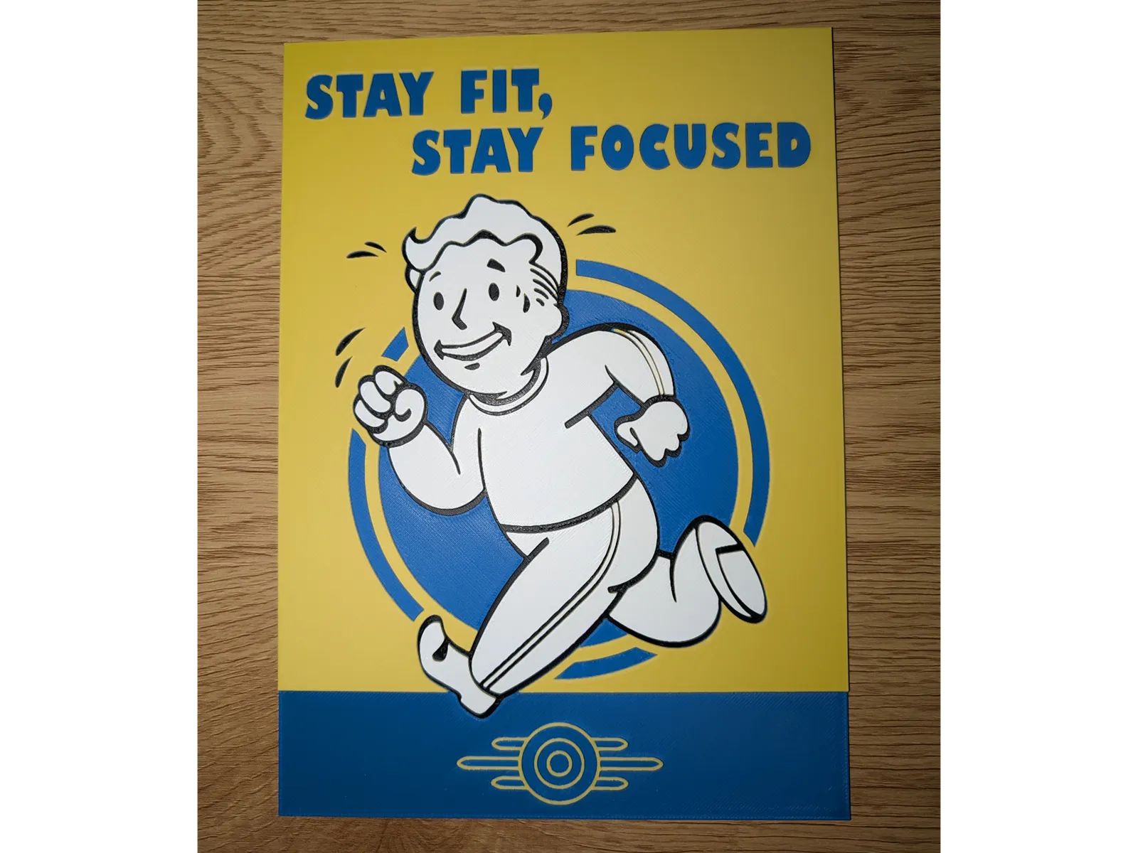 Fallout Stay Fit, Stay Focused Poster