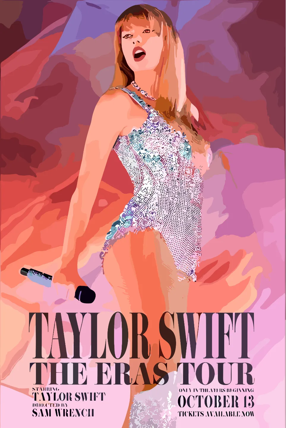 Taylor Swift's The Eras Tour Poster - Hueforge Print